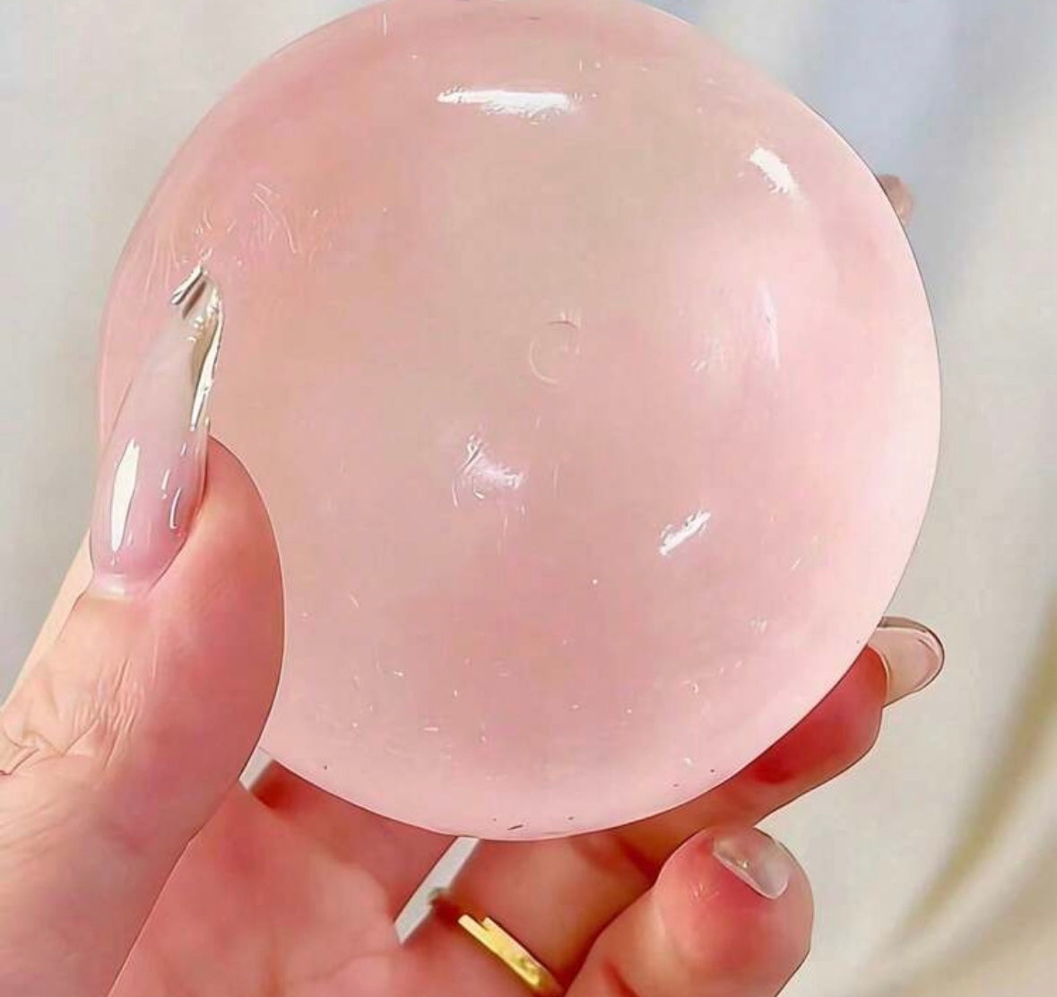 Coconut oil squishy ball