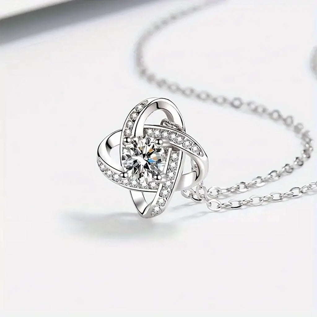 Love Knot Necklace 'To My Queen' for Wife Girlfriend Soulmate