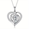 Huitan Delicate Heart Pendant Necklace