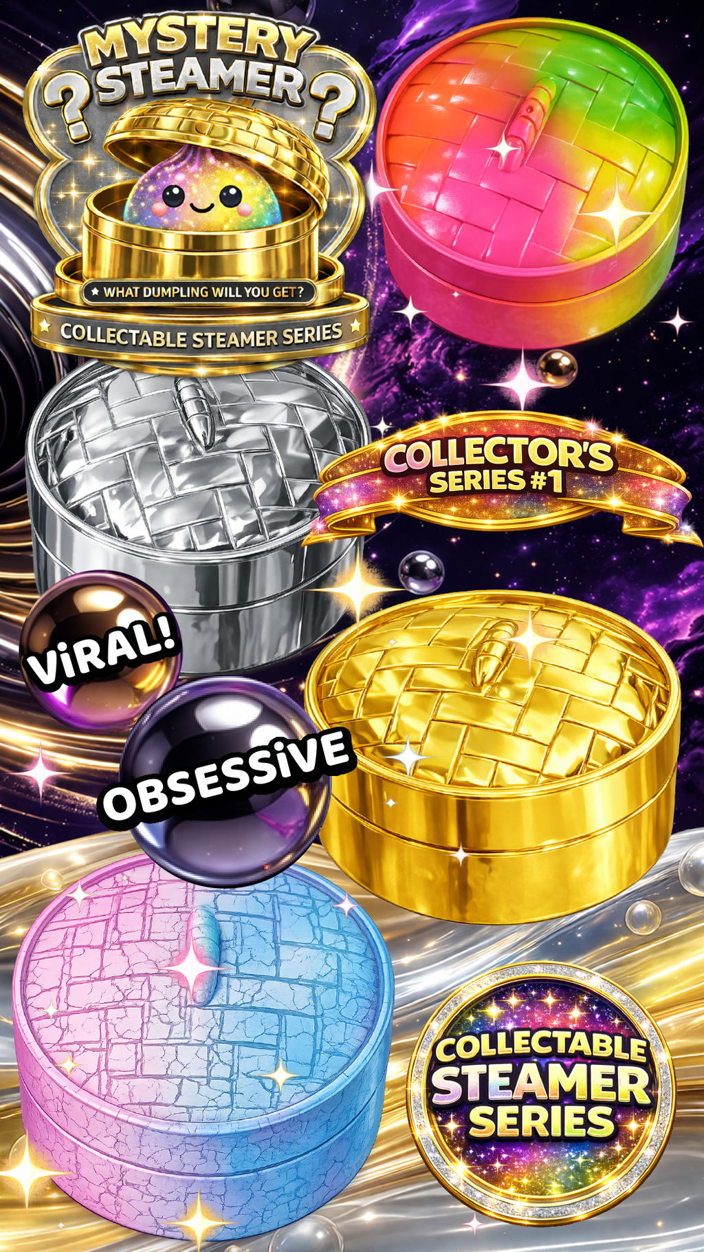 Mystery Squishies - Collectable Steamers